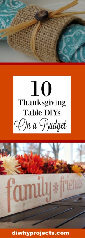 Thankgiving Table DIY on a Buget
