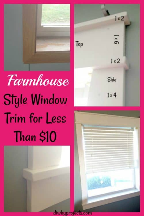 Farmouse Window Trim