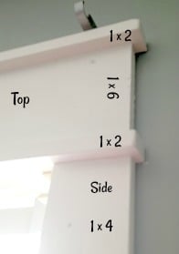Thrifty Farmhouse Style Window Trim