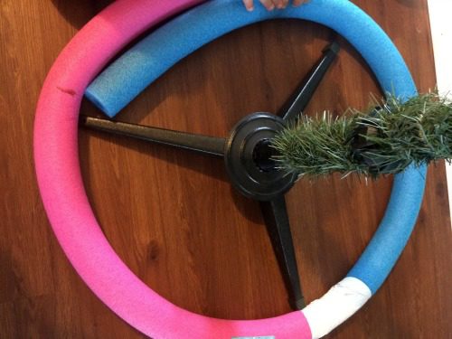 How To DIY Burlap Christmas Tree Base