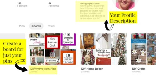 Pinterest boards tutorial