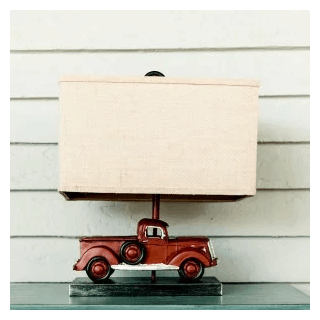 Rustic Red Truck Table Lamp