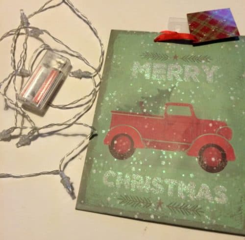 Upcycled Christmas Gift Bag