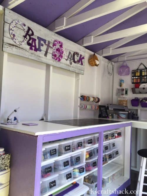 craft room shed
