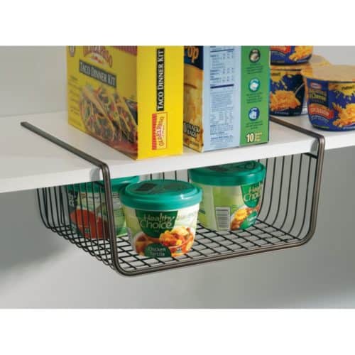 under the shelf pantry basket
