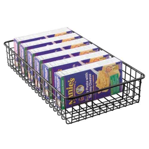 slim pantry wire basket 