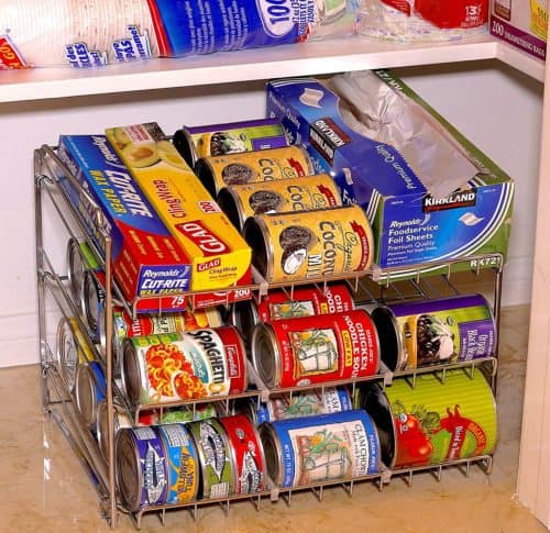 Pantry Organization for cans