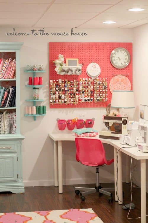 small space craft room idea