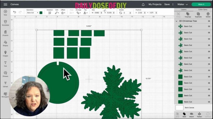 tree layers in design space