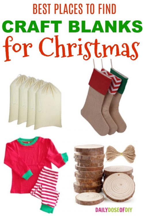 The best places to buy craft blanks for Christmas