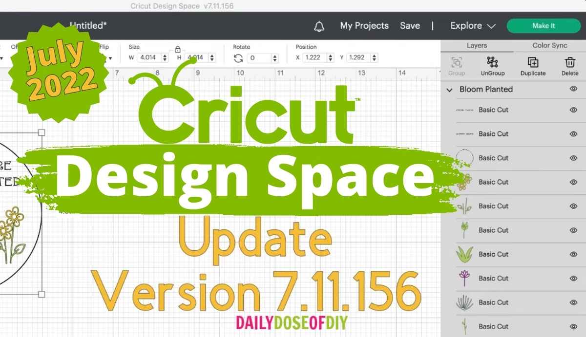 Cricut Design Space Update - Daily Dose of