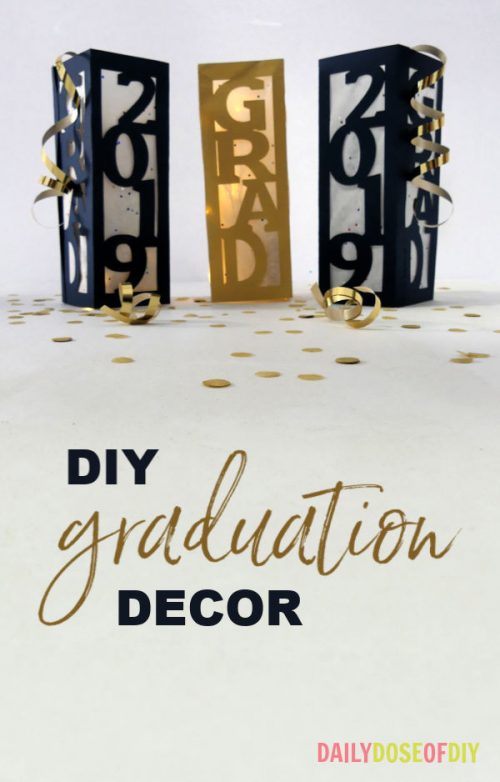 DIY GRADUATION CENTERPIECES