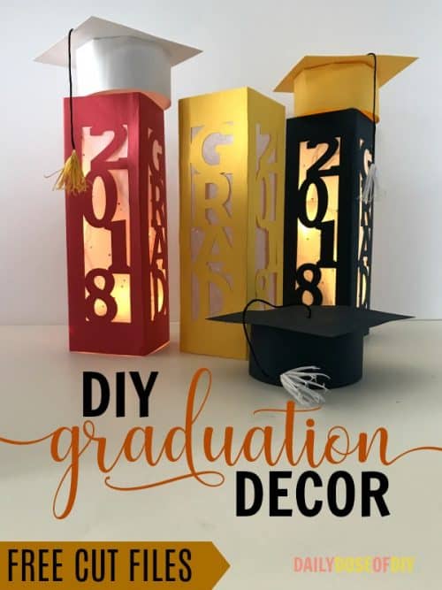 DIY Graduation Decor Centerpieces