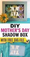 How To Make A Shadow Box Display For Mother's Day - Daily Dose of DIY