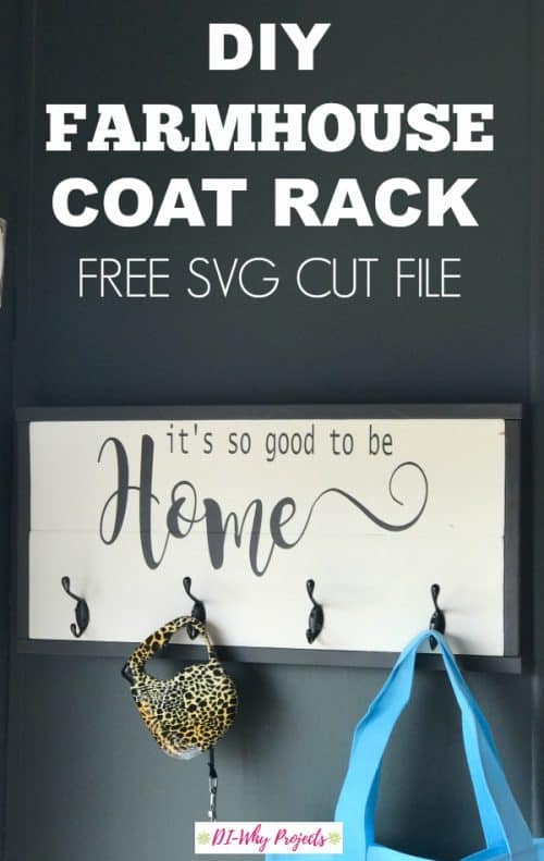 Simple DIY Coat Rack for Farmhouse Decor - Daily Dose of DIY