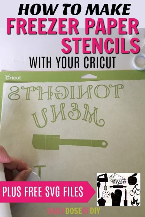 How To Make Freezer Paper stencils for fabric