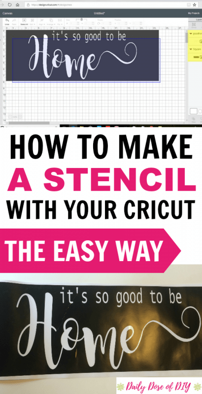 How To Make A Stencil With Your Cricut