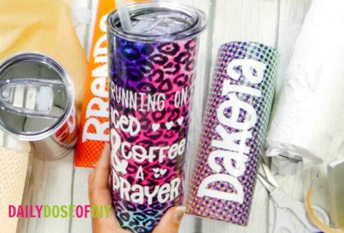 Cricut Infusible Ink on Tumblers