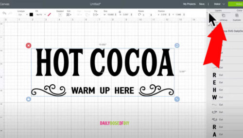 Preparing the SVG file to make a Reverse Canvas with Cricut