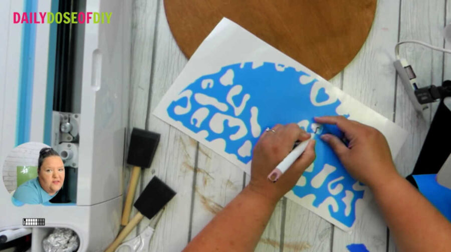 Animal Print Door Hanger - Weed your design