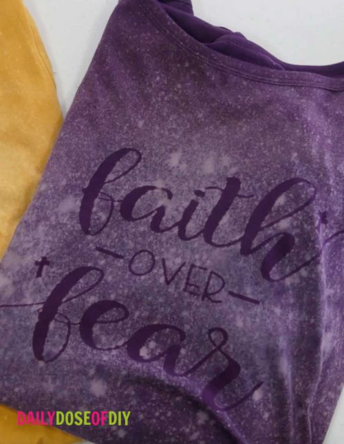 PURPLE BLEACHED SHIRT