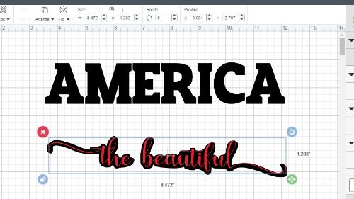 adjusting the size of the bleed out text for a knockout design