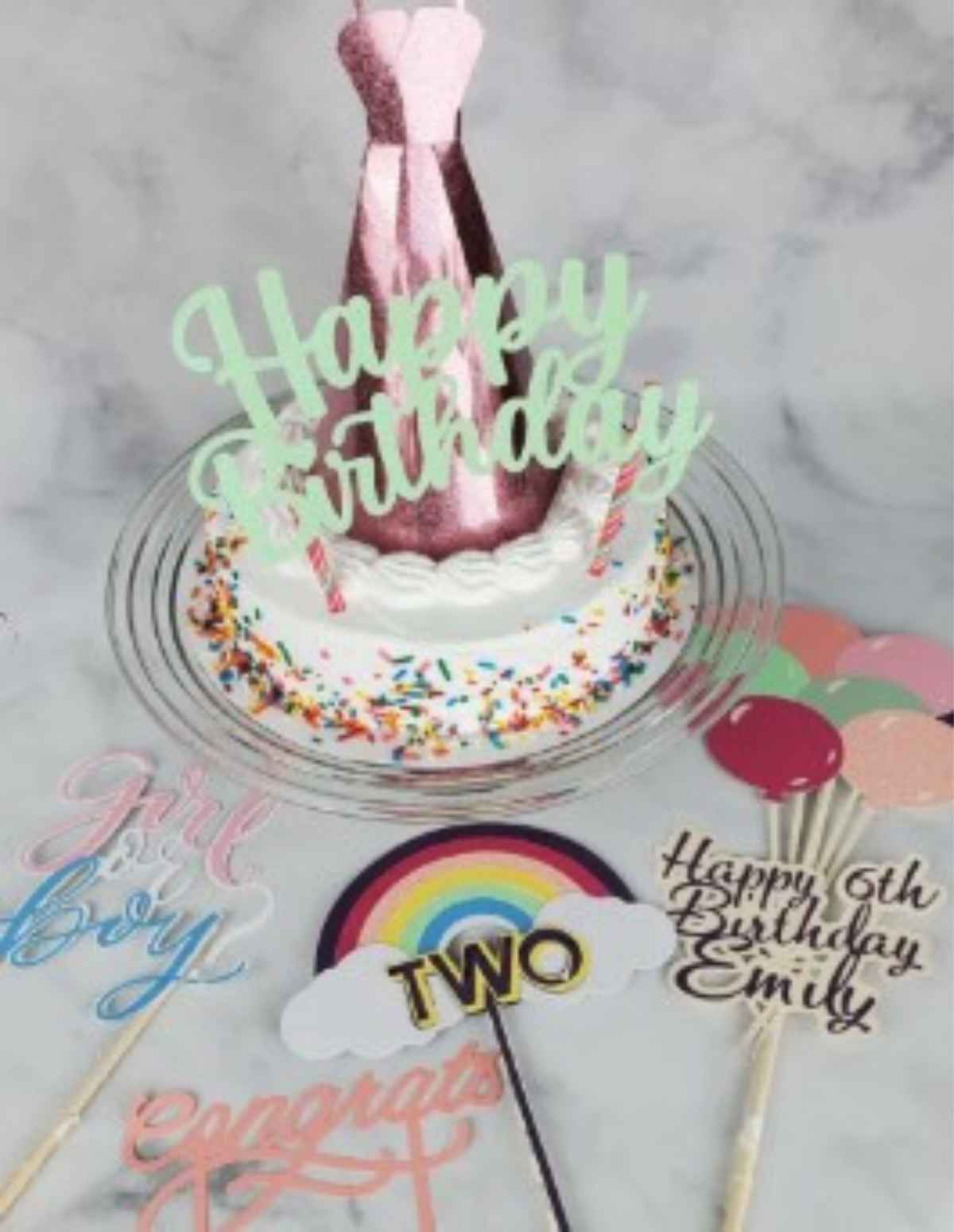 Cake Toppers Cricut Daily Dose Of Diy