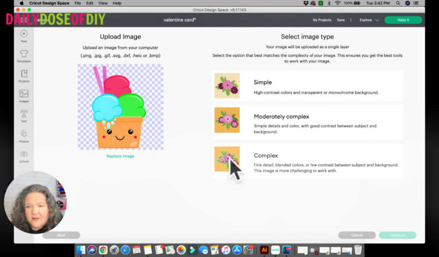choose complex image type
