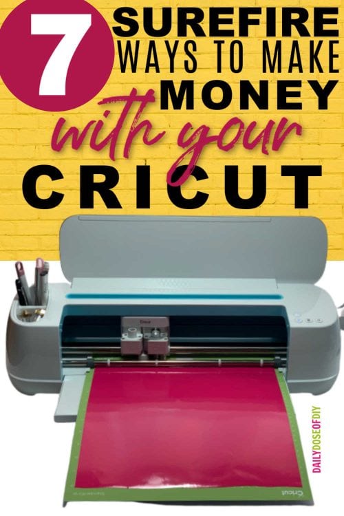 If you're wanting to make money with your Cricut, this article is for you.