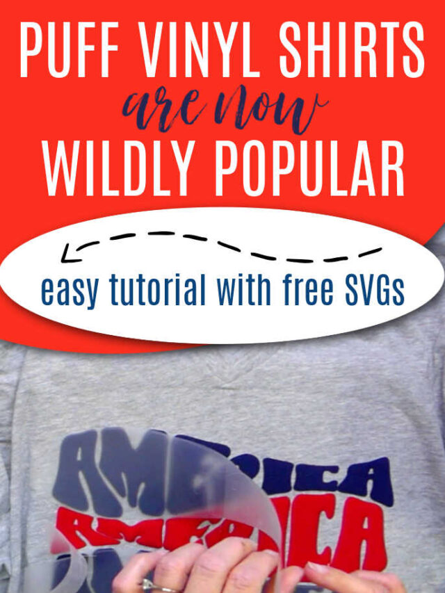 Make Easy Puff Vinyl Shirts