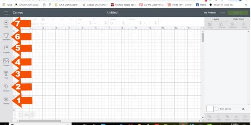 Cricut Design Space Canvas getting started