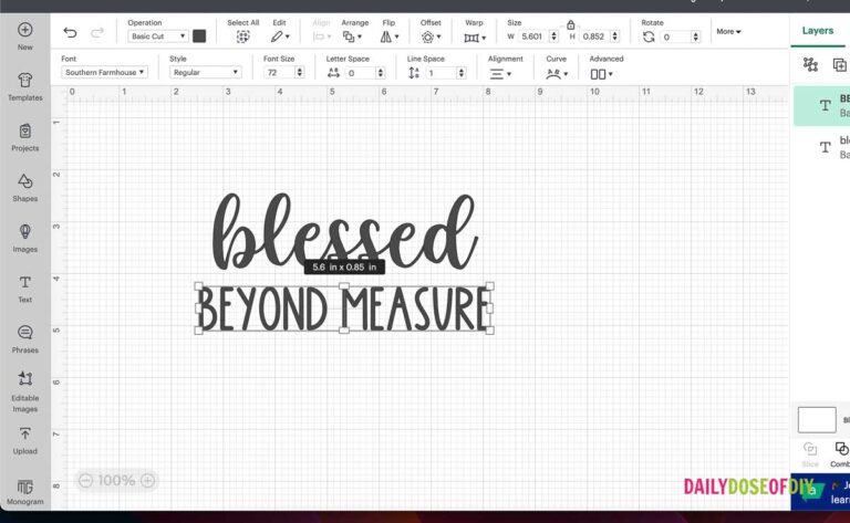 How To Make A Stencil With Your Cricut The Easy Way (2024) - Daily Dose ...