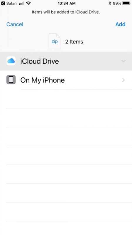 downloading SVG files on iPad and iPhone