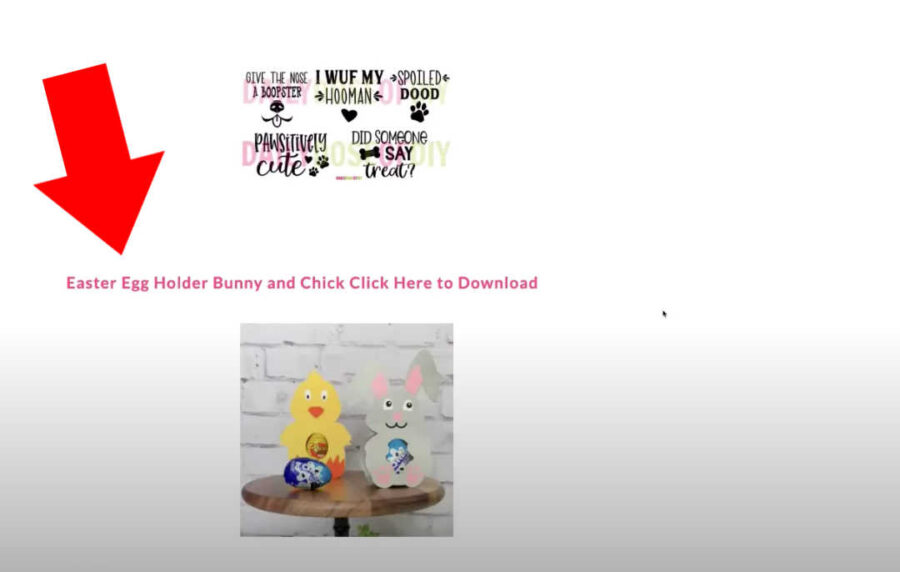 Bunny and Chick Easter egg Holder Download
