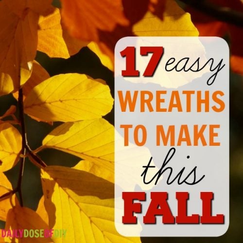 17 easy fall wreaths to make
