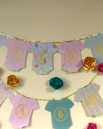 baby banner mock