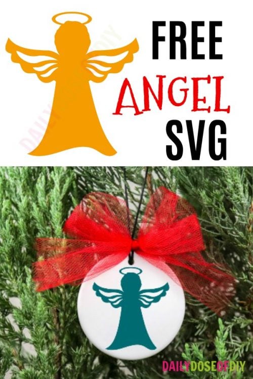 Free Angel SVG cut file for Cricut