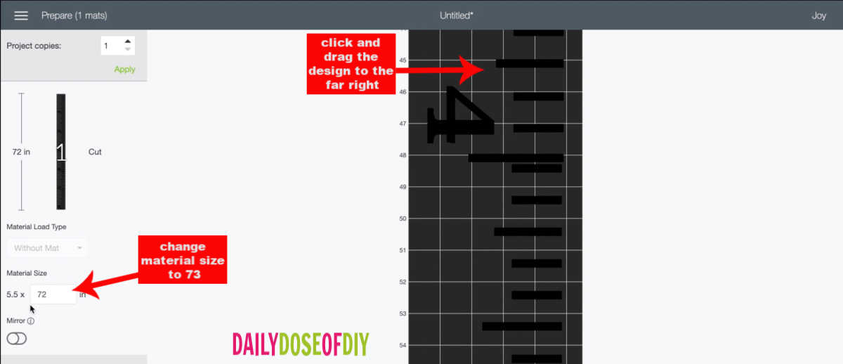 giant ruler cut mat - Daily Dose of DIY