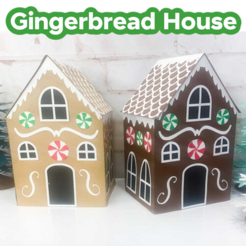 DIY Paper Gingerbread House