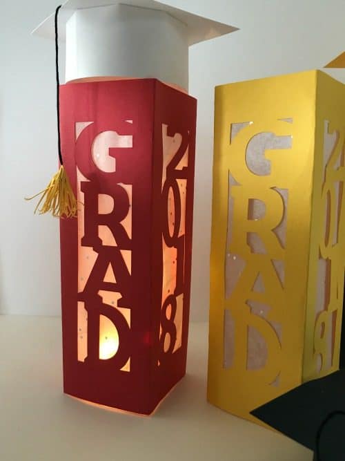 Graduation Cap and Lantern Centerpieces Diy Graduation Decor