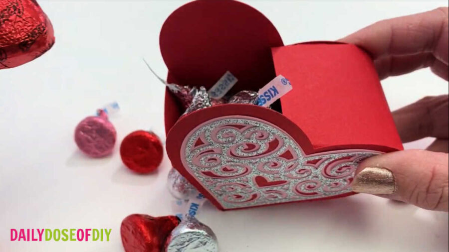 fill the box with candy for someone special