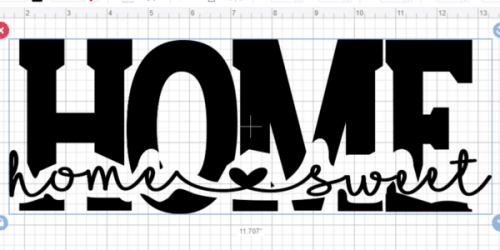kNOCKOUT TEXT FROM TEXT IN cRICUT DESIGN SPACE