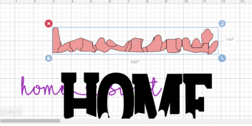 slice out the bleed text for your knockout design