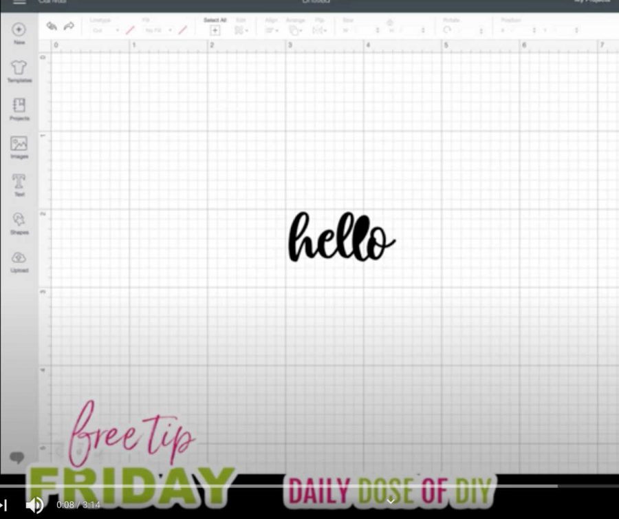 how to fix filled in letters in Cricut Design Space