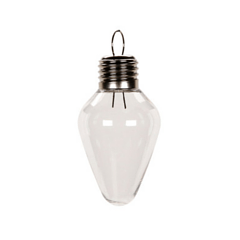 Christmas Light Clear Ornament Craft Blank