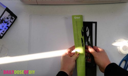 remove the cricut cut mat from your project
