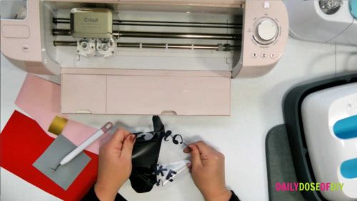 weeding heat transfer vinyl (HTV)