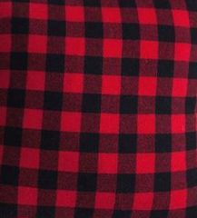 Red buffalo plaid pillow cover craft blank