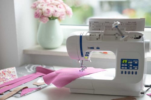 Organize all of your sewing supplies with a sewing desk