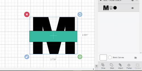 Using the Slice function in Cricut Design Space